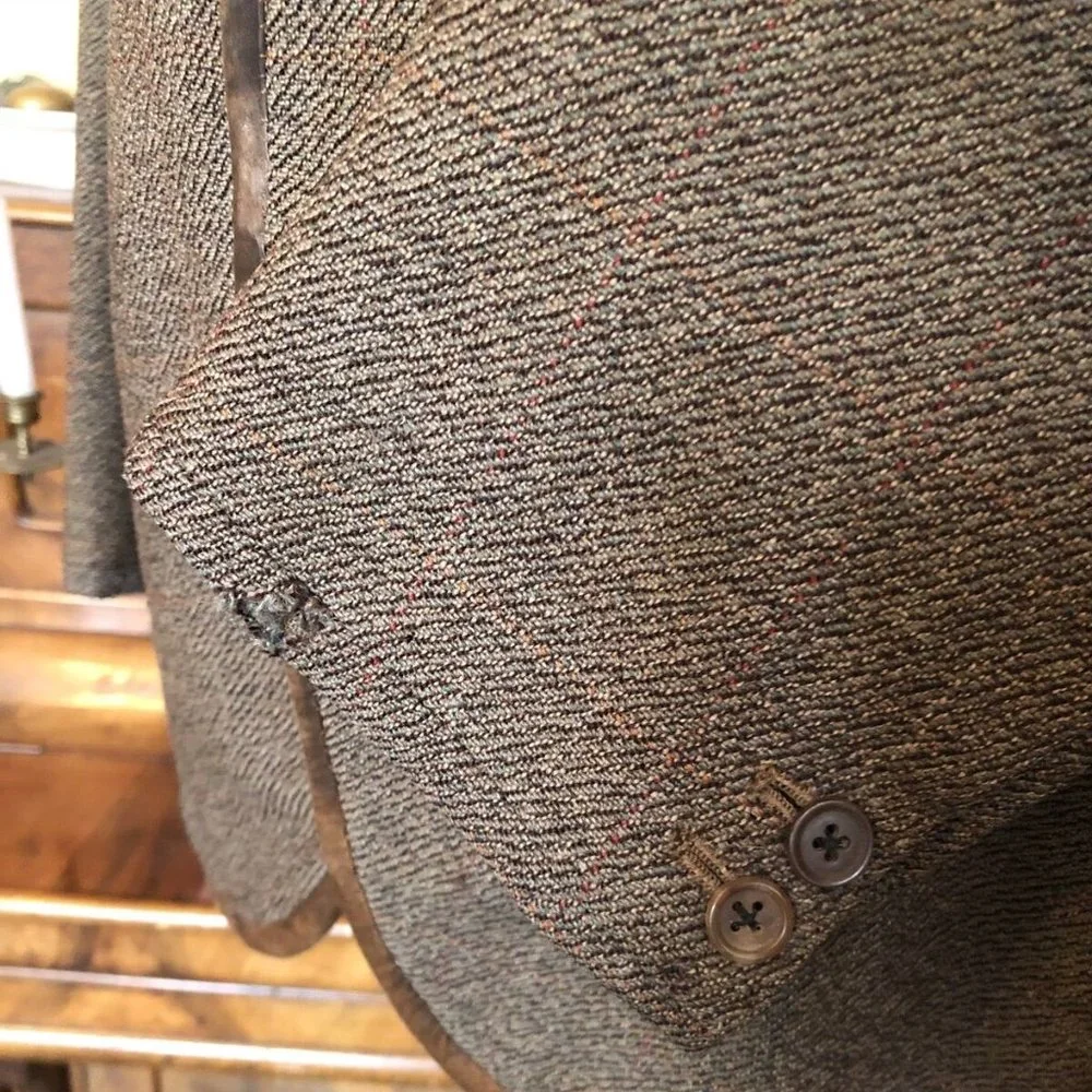 Classic Men's Brown Tweed Blazer - Brand